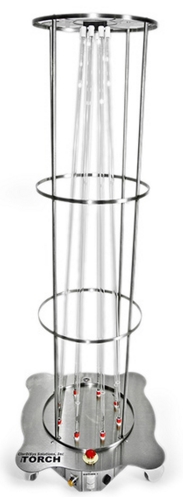 火炬?便攜式室內(nèi)紫外線消毒ClorDiSys塔。